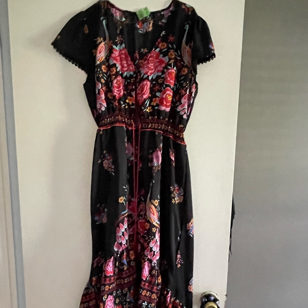 Boho pheasant dress